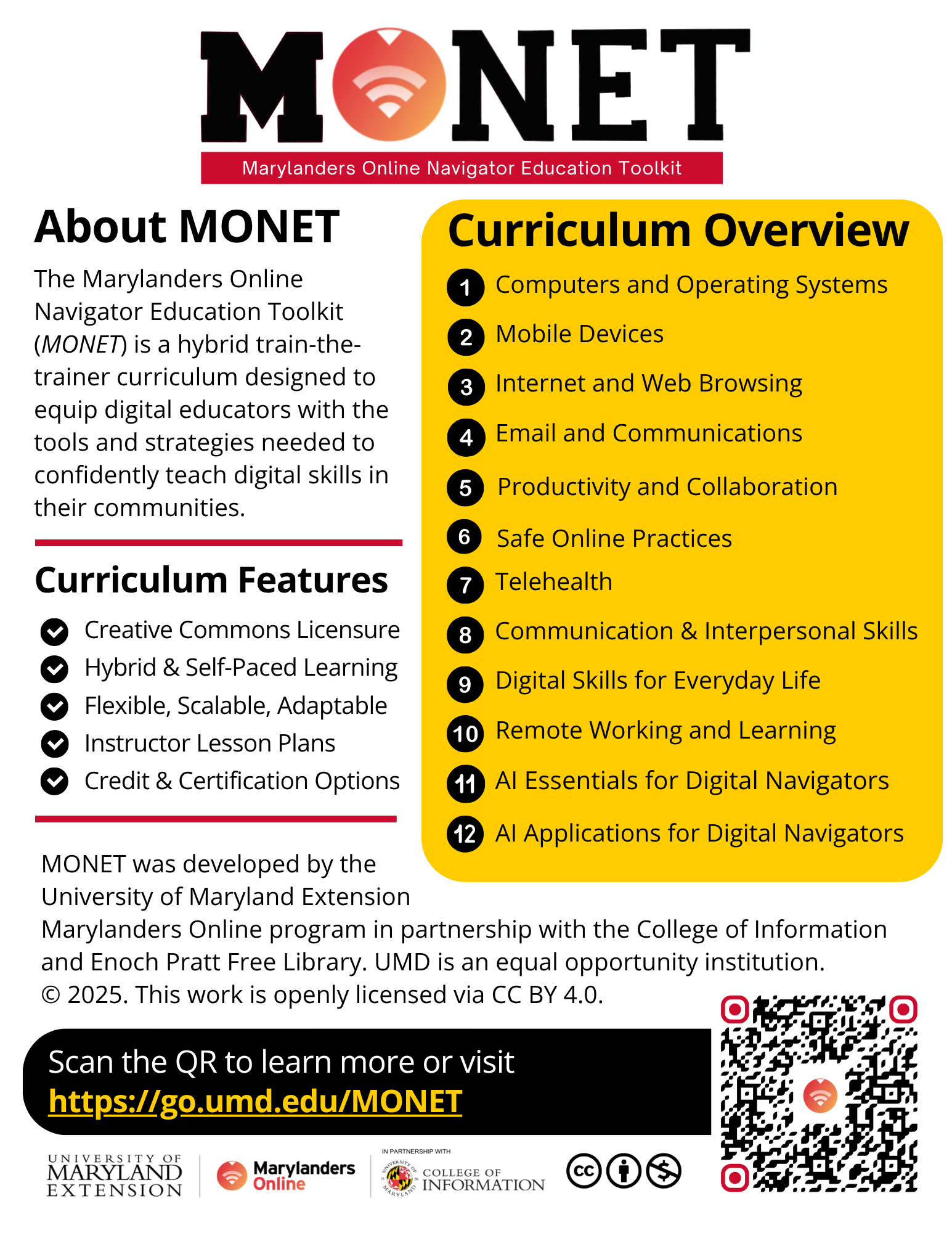 MONET Flyer
