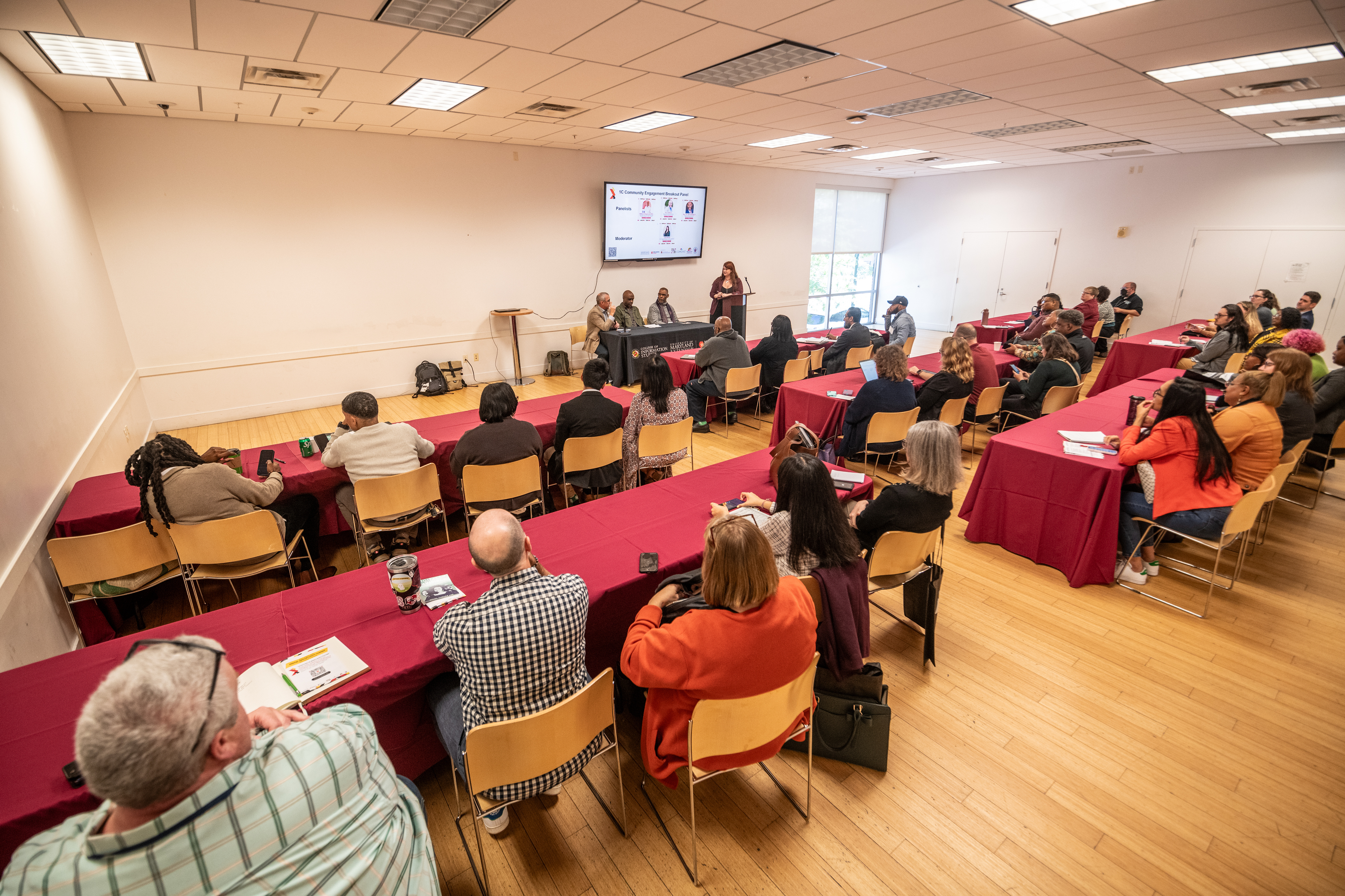  Ken Oldham, Chief Executive Officer, United Way of Frederick County; William Hegwood, M.S., Lead Career Coach, Rapid Rehousing Vocational Program, The CareerCatchers, Inc.; Reverend Dr. Alfred Bailey II,  Minister of Mission and Outreach, New Psalmist Baptist Church; Julie Slivka, Communications Manager, University of Maryland Extension Digital Literacy Project